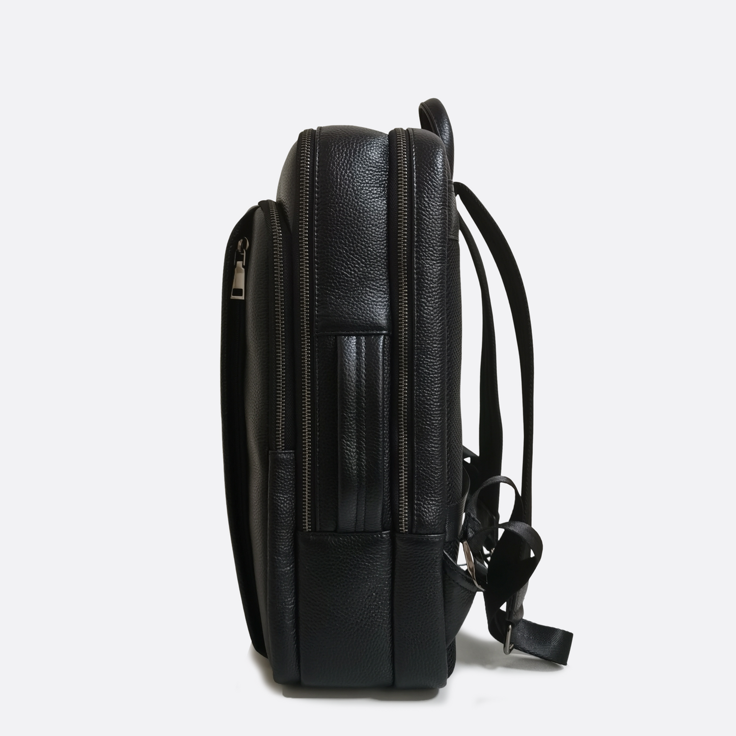 Unisex cowhide leather 2 in 1 travel backpack