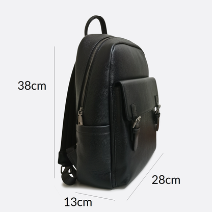 Unisex cowhide leather Torba design backpack