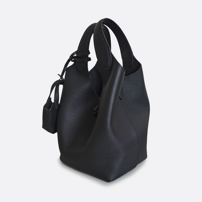 Women's genuine cowhide leather handbag Basket Lock V3 design