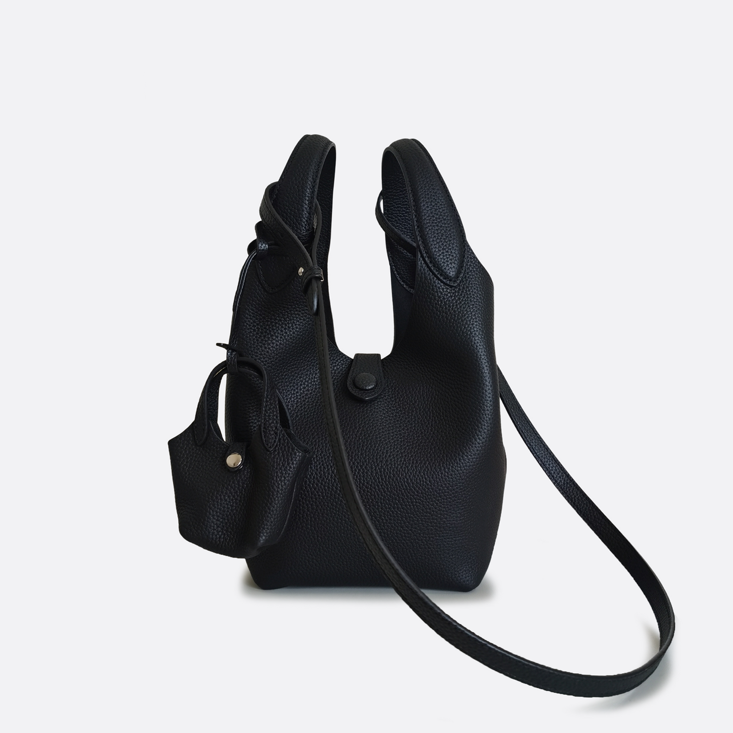 Women's genuine cowhide leather handbag Basket Lock V3 design