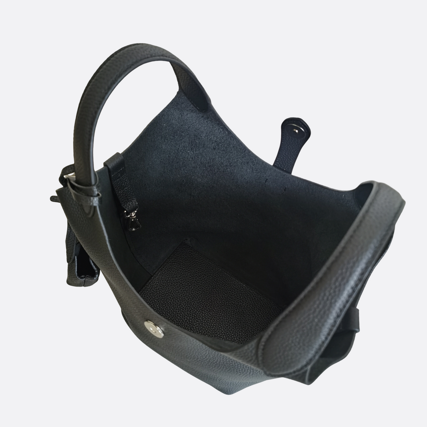 Women's genuine cowhide leather handbag Basket Lock V3 design