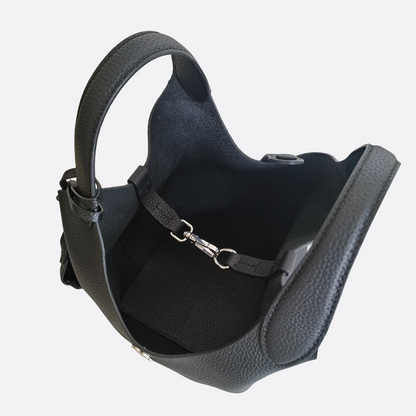 Women's genuine cowhide leather handbag Basket Lock V3 design