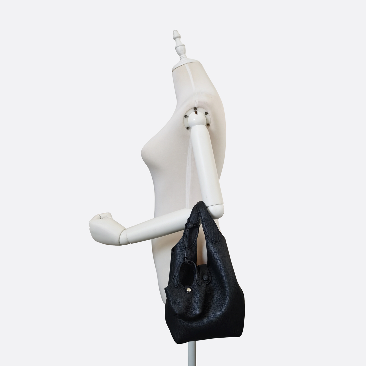 Women's genuine cowhide leather handbag Basket Lock V3 design