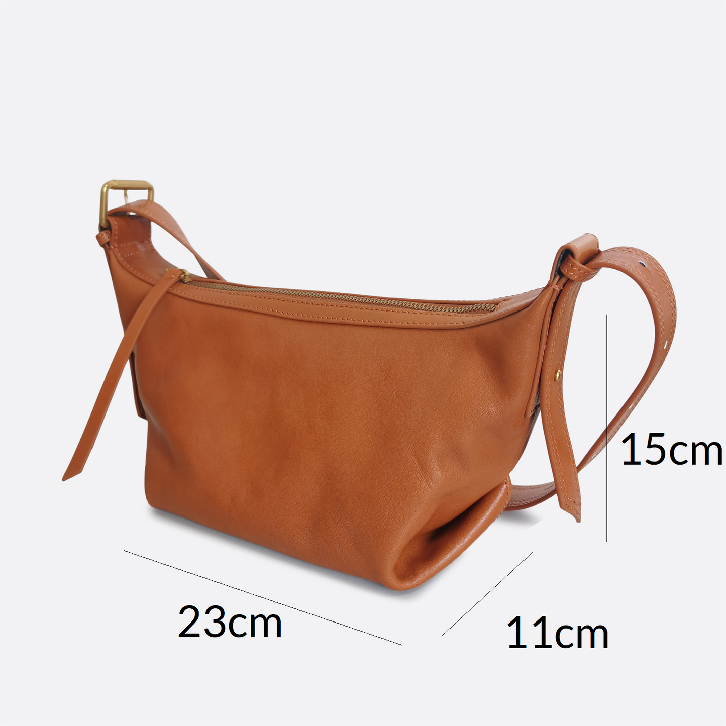 Women's cowhide leather handbag Vesny design sling bag