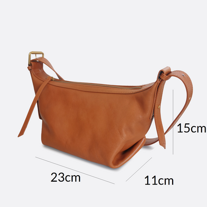Women's cowhide leather handbag Vesny design sling bag