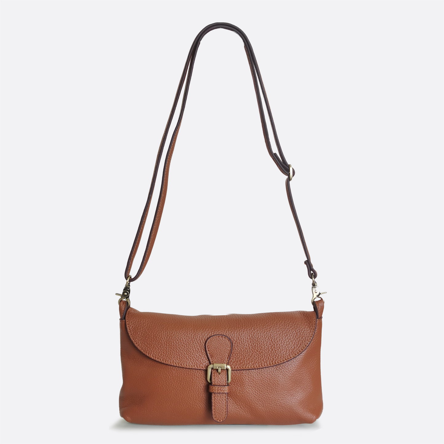 Women's genuine cowhide leather messenger satchel bag handbag Boite V3 design
