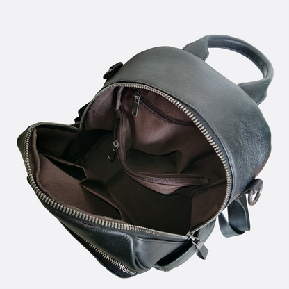 Women's genuine cowhide leather sling bag/backpack Squirrel design