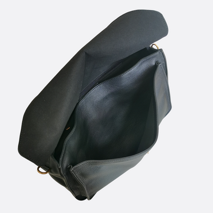 Women's genuine cowhide leather handbag Torba design