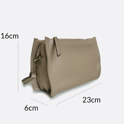 Women's genuine cowhide leather handbag Vivien V2 design