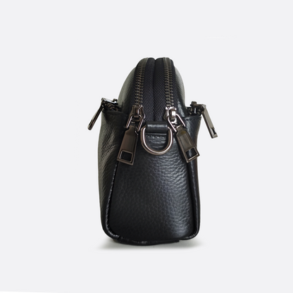 Women's genuine cowhide leather handbag Crescent V2 design