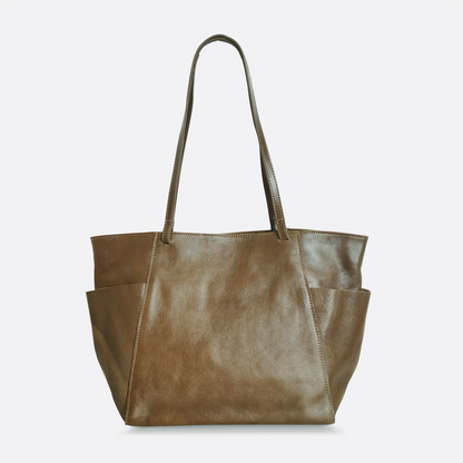 Women's genuine cowhide leather handbag Depaule design