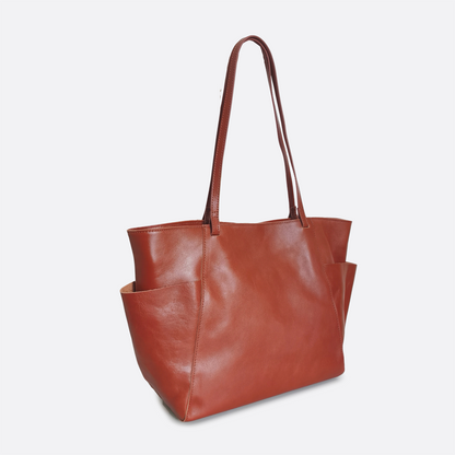 Women's genuine cowhide leather handbag Depaule design
