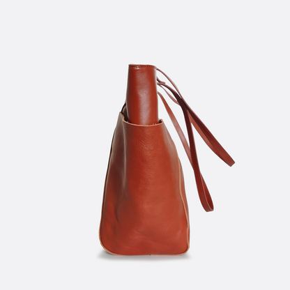 Women's genuine cowhide leather handbag Depaule design