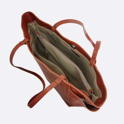 Women's genuine cowhide leather handbag Depaule design