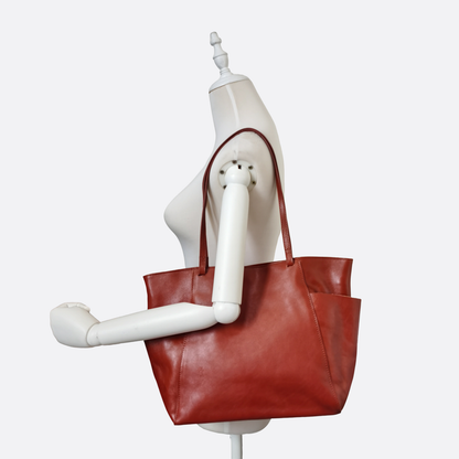 Women's genuine cowhide leather handbag Depaule design