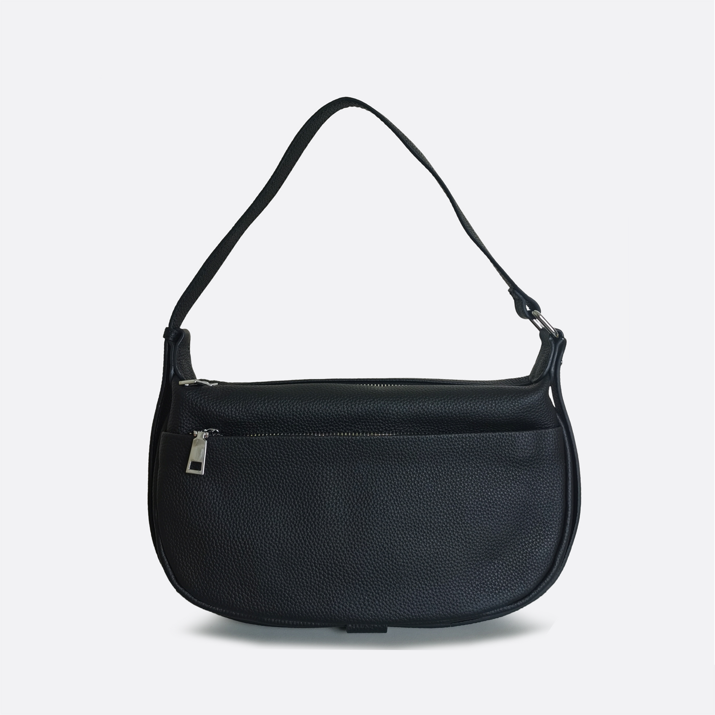 Women's genuine cowhide leather saddle handbag Edgar design