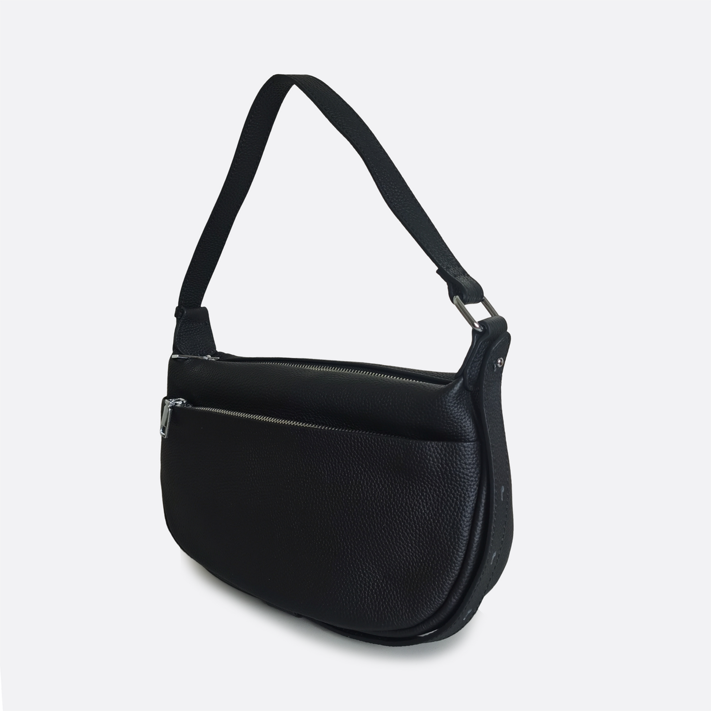 Women's genuine cowhide leather saddle handbag Edgar design