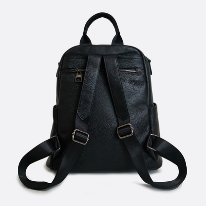 Women's cowhide leather Diamond design backpack