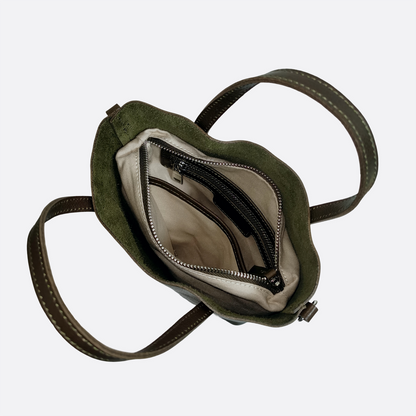 Women's genuine cowhide leather Handbag Perry design