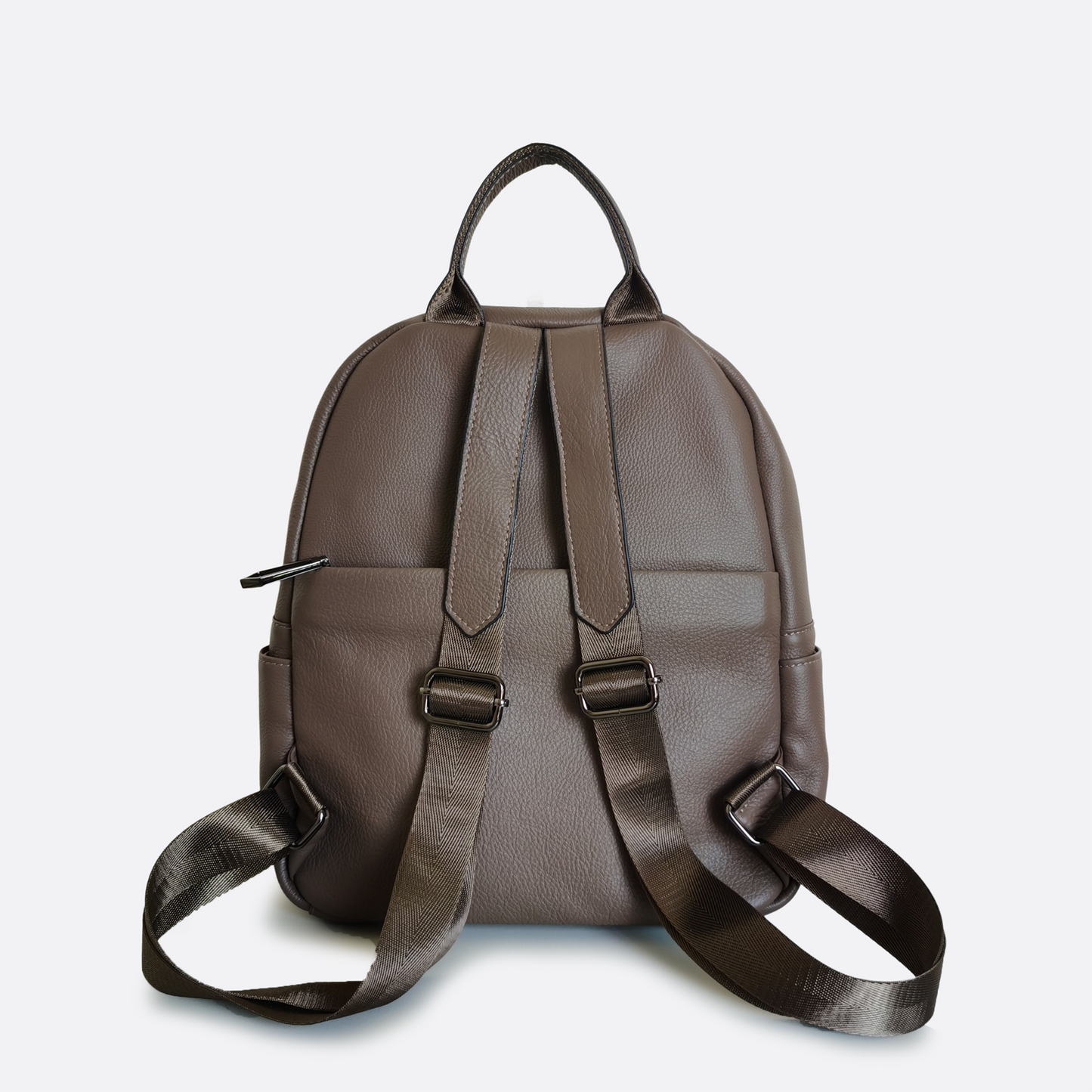 Women's genuine cowhide leather backpack Tassel design