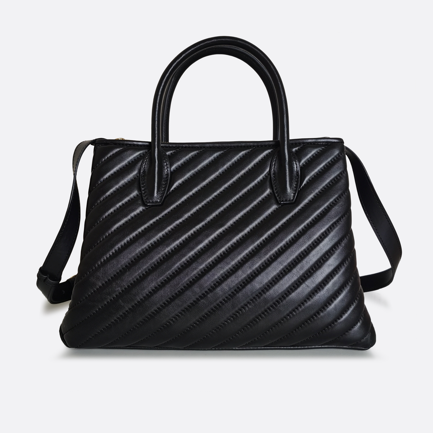 Women's genuine lambskin leather handbag Falten Perry design