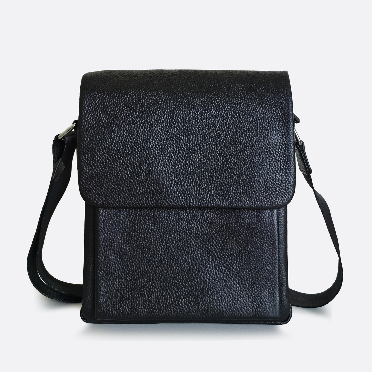 Flap design V2 genuine cowhide leather sling bag