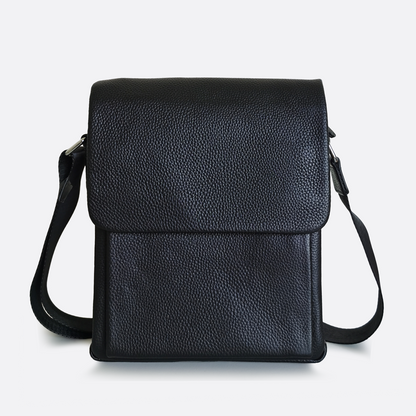 Flap design V2 genuine cowhide leather sling bag