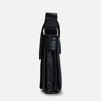 Flap design V2 genuine cowhide leather sling bag