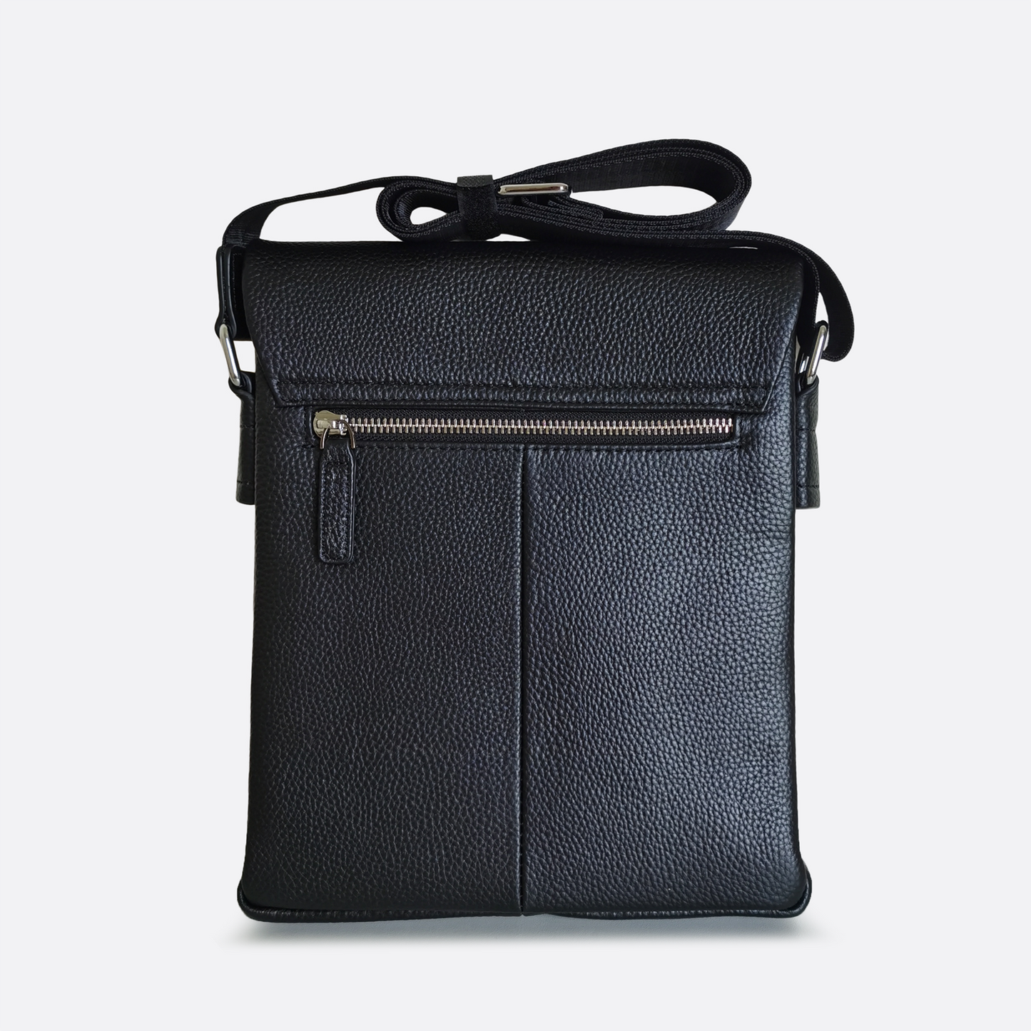 Flap design V2 genuine cowhide leather sling bag