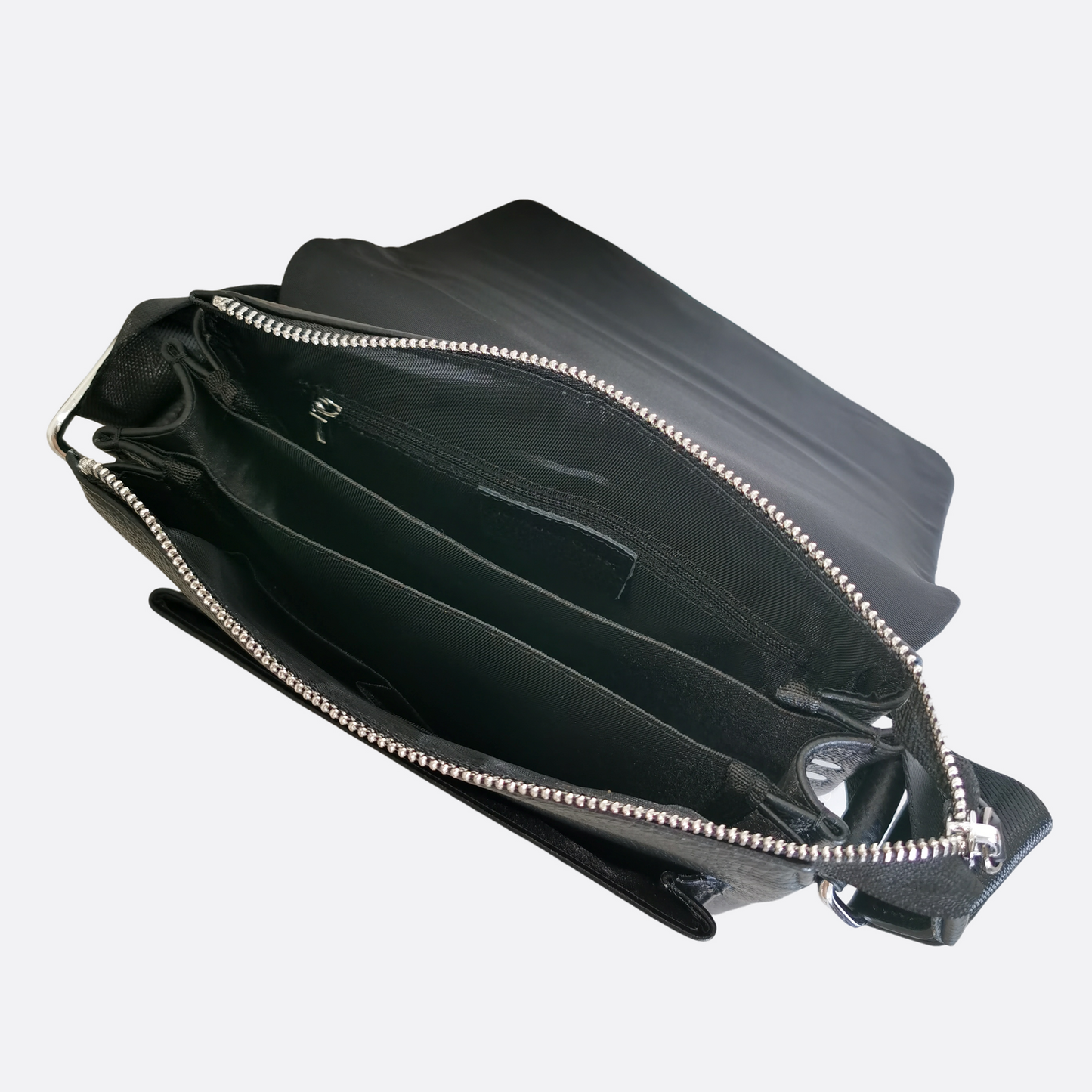 Flap design V2 genuine cowhide leather sling bag