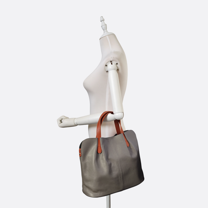 Women's genuine cowhide leather handbag Borsa V2 design
