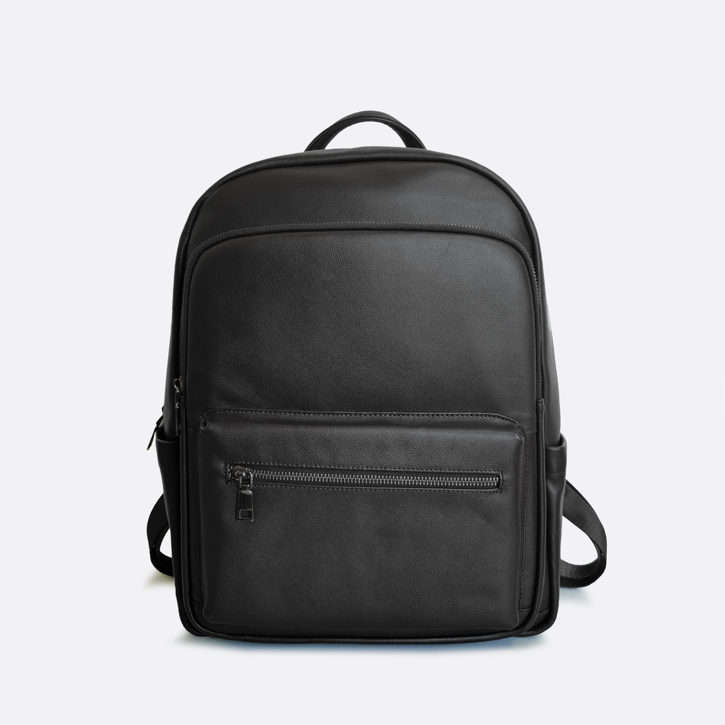 Unisex cowhide leather Multi zip V3 design backpack