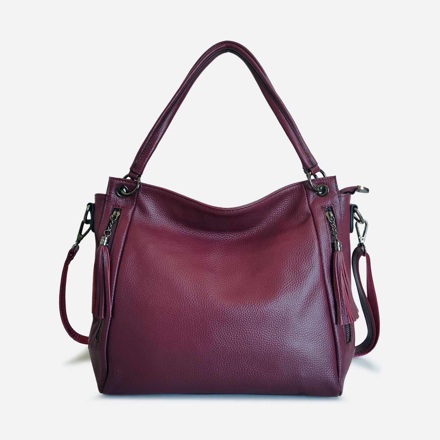 Women's genuine cowhide leather handbag Klos V5 design
