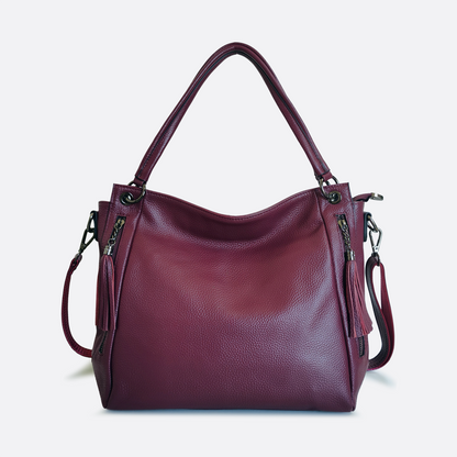 Women's genuine cowhide leather handbag Klos V5 design