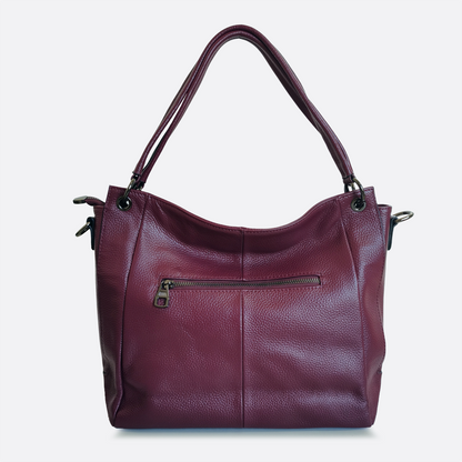 Women's genuine cowhide leather handbag Klos V5 design