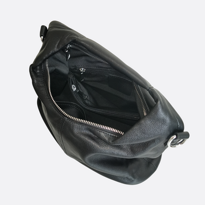 Women's genuine cowhide leather Hobo handbag Dilla V5 design