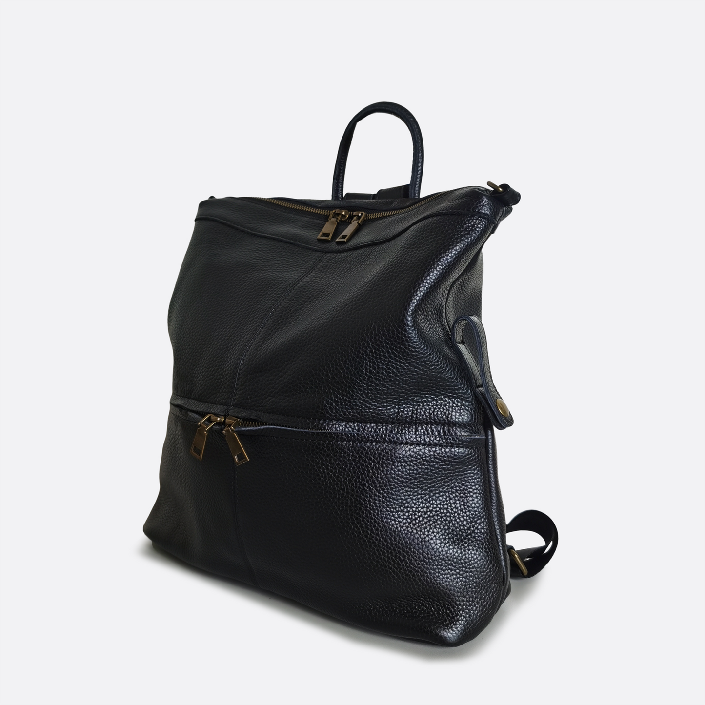 Women's genuine cowhide leather backpack Reza design