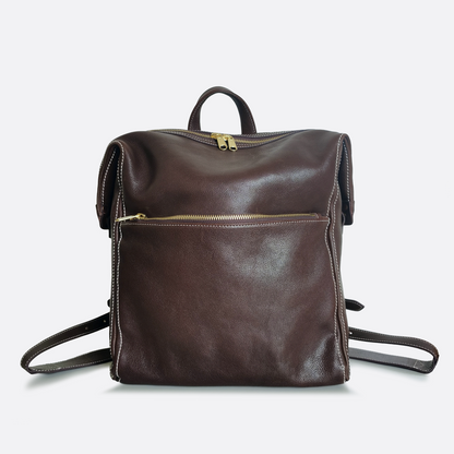 Women's genuine cowhide leather backpack Reza V2 design