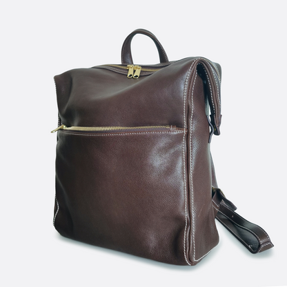 Women's genuine cowhide leather backpack Reza V2 design