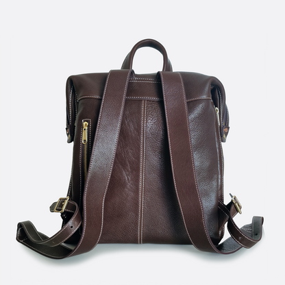 Women's genuine cowhide leather backpack Reza V2 design