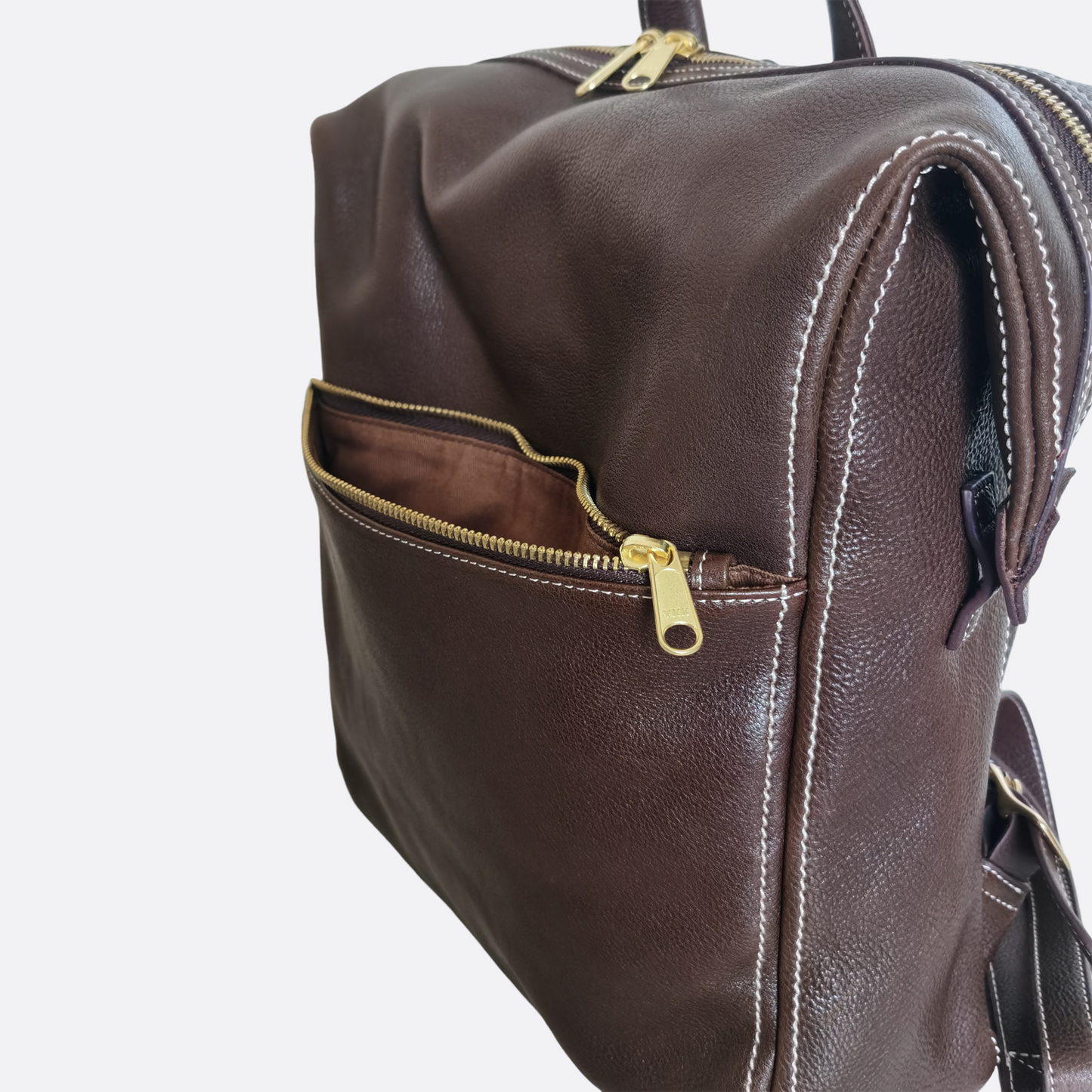 Women's genuine cowhide leather backpack Reza V2 design