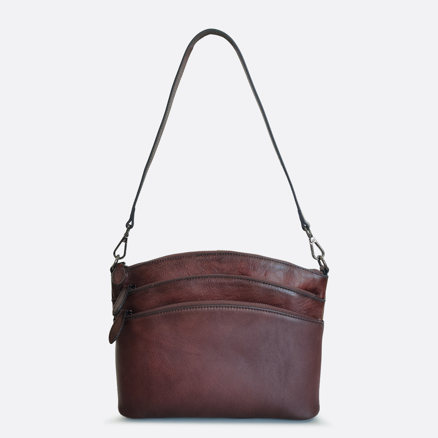 Women's genuine cowhide leather handbag Hayden V3 design