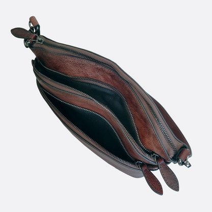 Women's genuine cowhide leather handbag Hayden V3 design