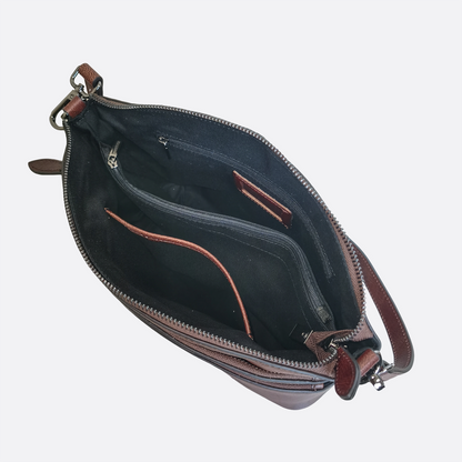 Women's genuine cowhide leather handbag Hayden V3 design