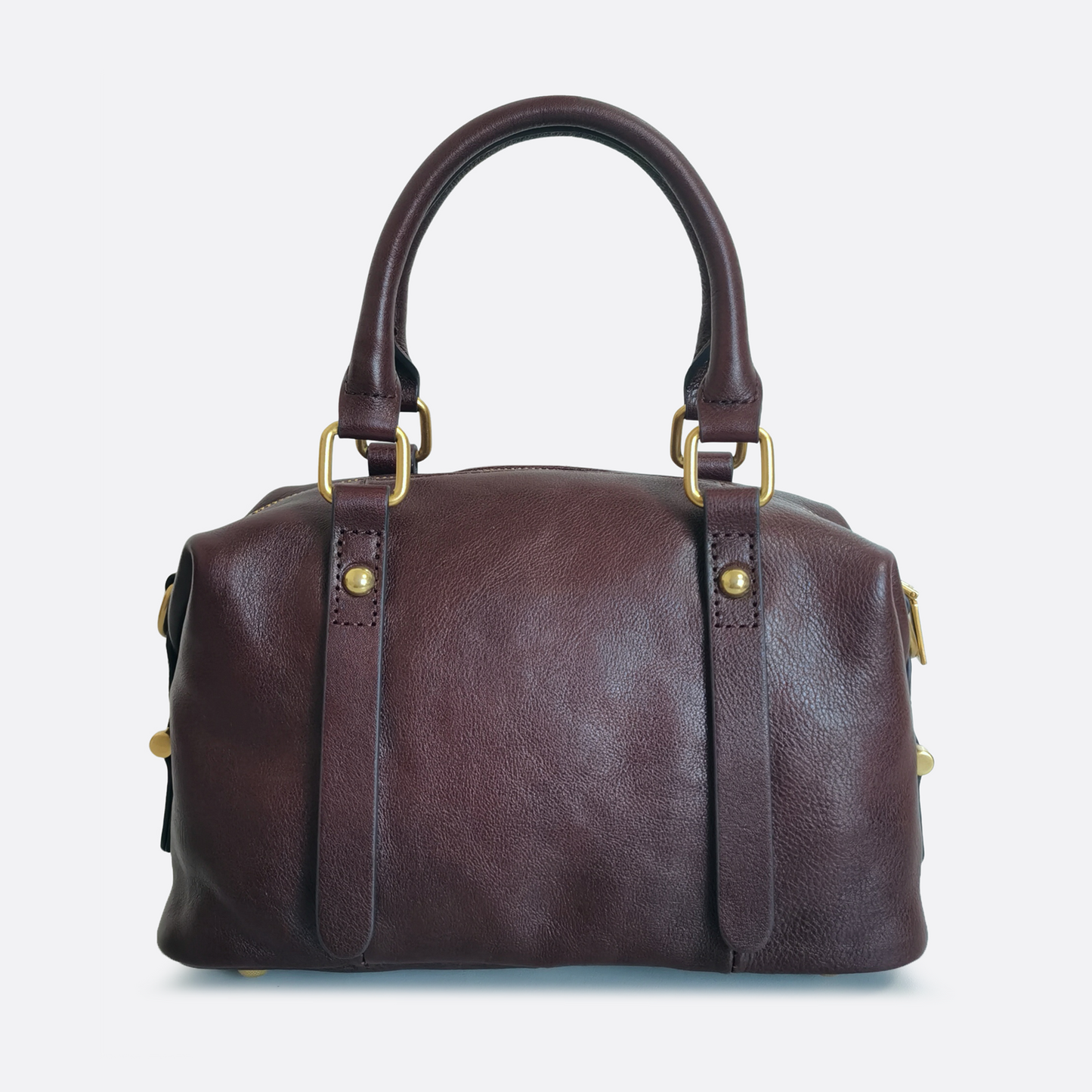 Women's genuine cowhide leather handbag Box design