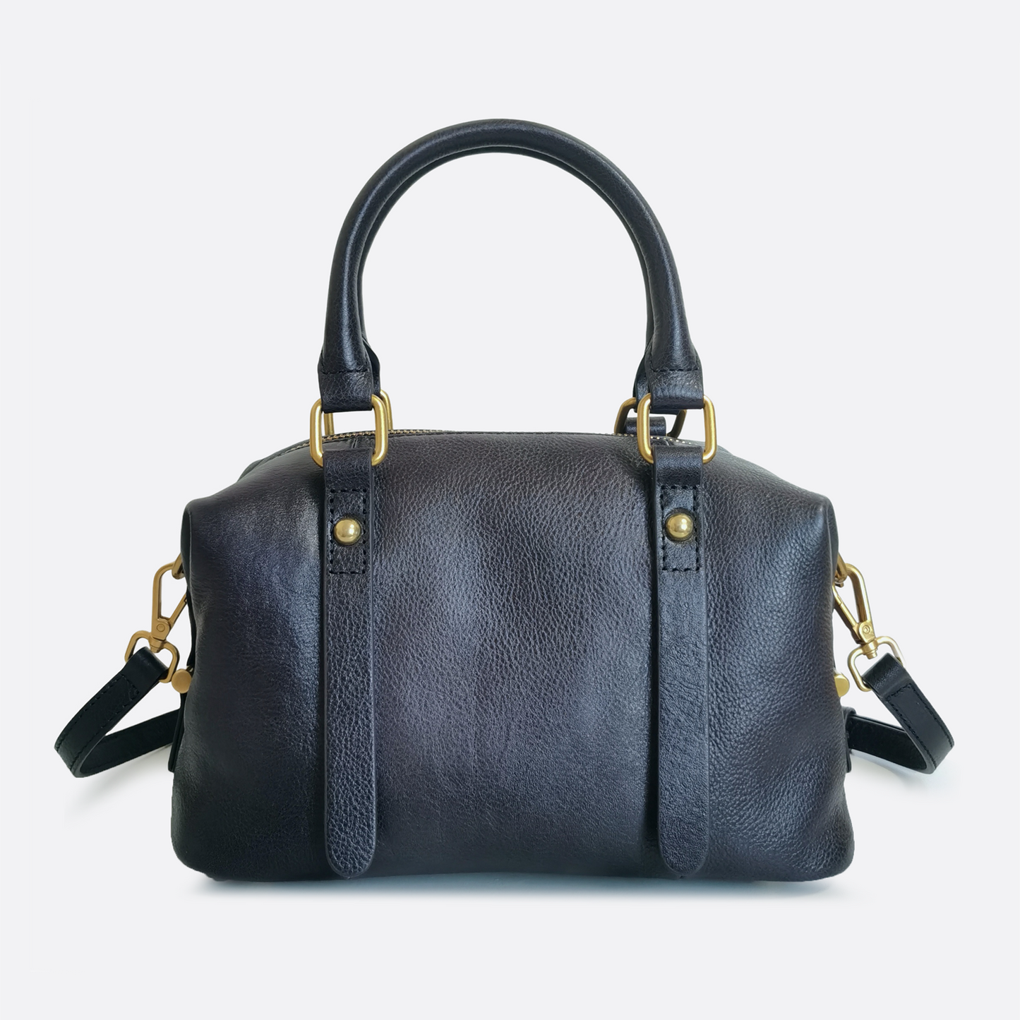 Women's genuine cowhide leather handbag Box design