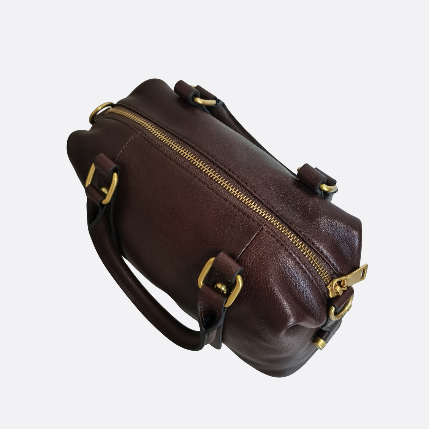 Women's genuine cowhide leather handbag Box design