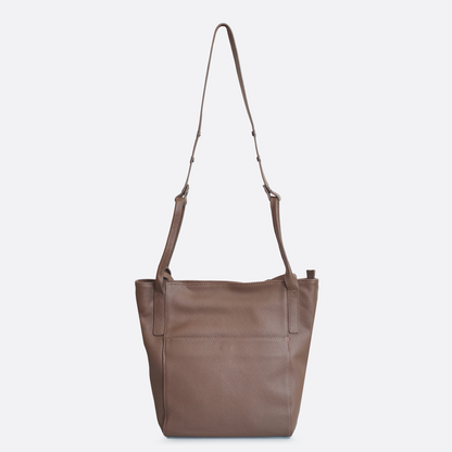 Women's genuine cowhide leather handbag Basket Lock V4 design