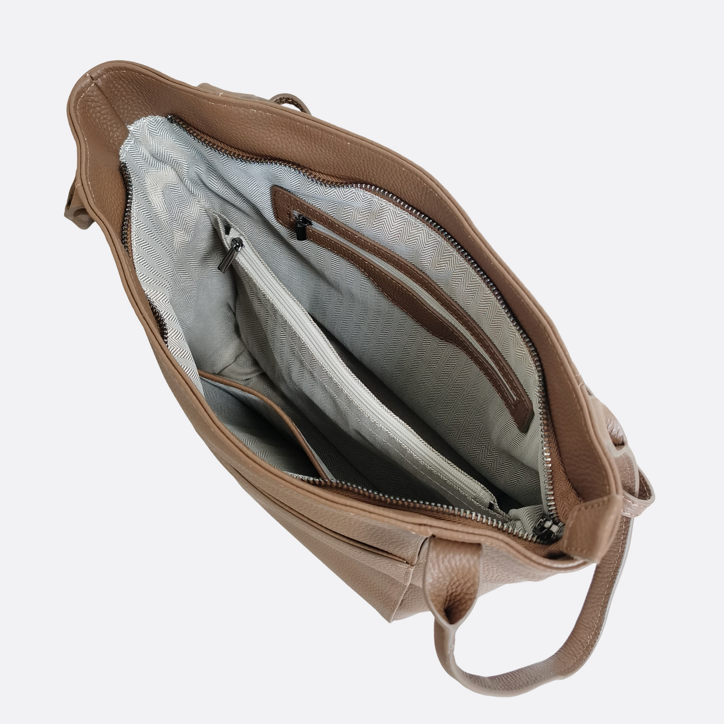 Women's genuine cowhide leather handbag Basket Lock V4 design