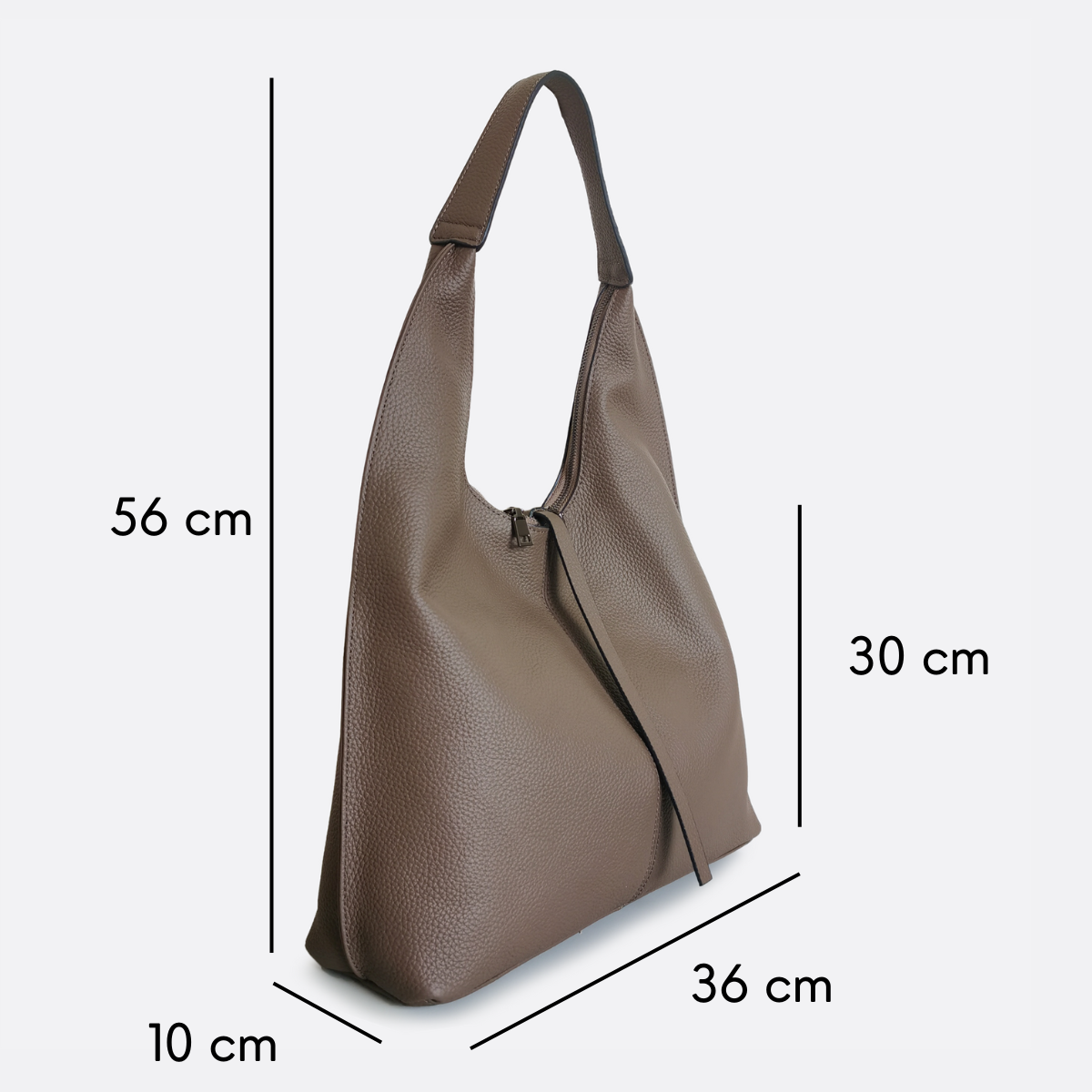 Women's genuine cowhide leather Hobo handbag Dilla design